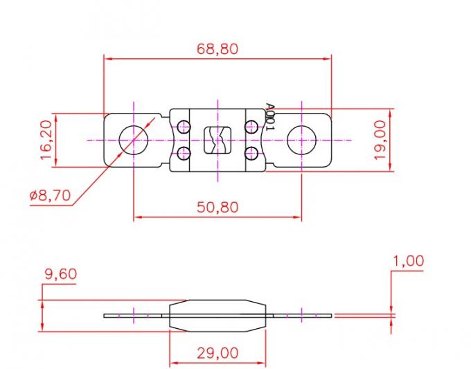 Littelfuse MEGA Bolt Down Fuse 0298500.ZXH 0298 298 Series 500A 32V 1