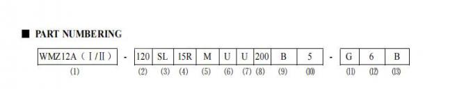 24MM Overcurrent Protection 80mA 100 OHM WMZ12A PTC Thermistor 3