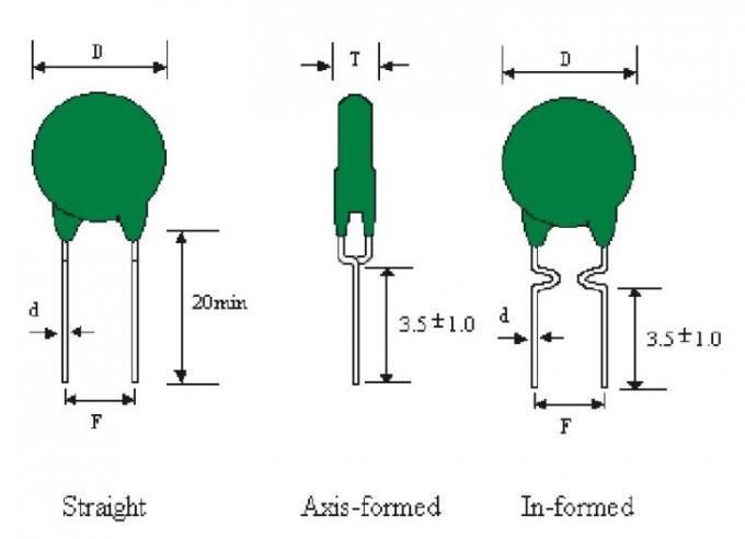 24MM Overcurrent Protection 80mA 100 OHM WMZ12A PTC Thermistor 4