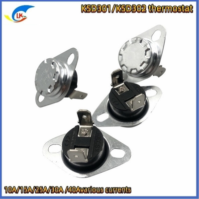 Ksd301 Series Temperature Control Switch Copper Pin Normally Open 250V 10A/16A/30A