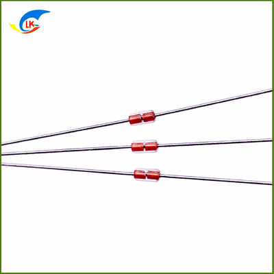 28mm MF58 100K 3950 Glass Package Radial Type Thermistor For Hair Straightener