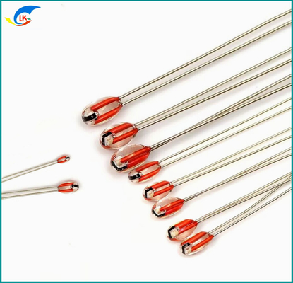 MF51 100K 3950 Single Ended Glass Sealed NTC Thermistor For Medical Devices