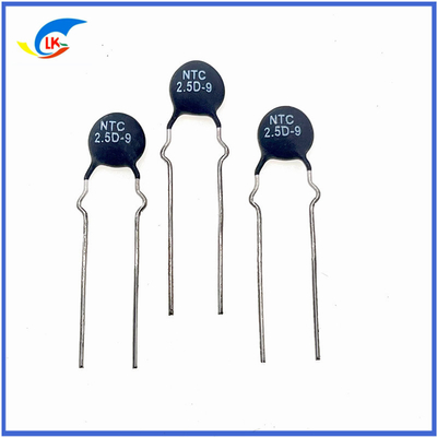 MF72 Series 2.5D-9 NTC Thermistor 2.5 Ohm 9mm Suitable For Power Adapter Switching Power Supply