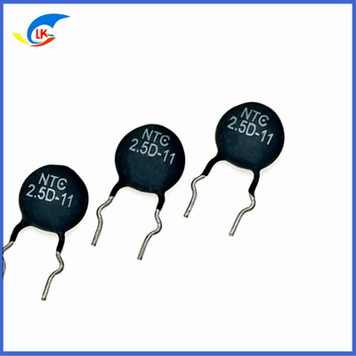 MF72 Series 2.5D-11 2.5 Ohm 11mm Surge Current Suppression NTC Thermistor For Power Adapter