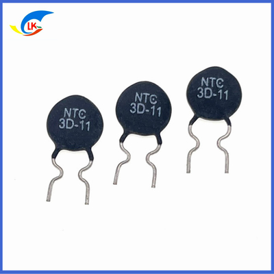 MF72 3D-11 Power Type Series 3 Ohm 5A 11mm 3D-11 Inrush Current Suppression NTC Power Type Thermistor For Adapter Power Supply