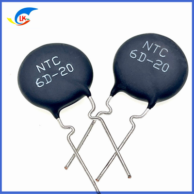 MF72 Series 6D-20 Power Negative Temperature Thermistor 6 Ohm 20 Mm For Current Protection Of Various Power Chargers