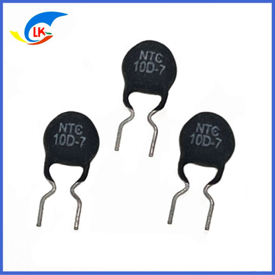 7mm Series NTC Power Thermistor MF72 10D-7 For Energy-Saving Lamp Ballast Inrush Current Suppression