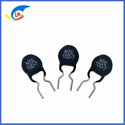 7mm Series NTC Power Thermistor MF72 10D-7 For Energy-Saving Lamp Ballast Inrush Current Suppression