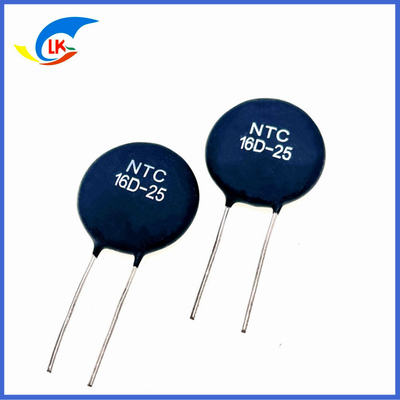 MF72 Series 16D-25 NTC Power Thermistor 16 Ohm 6A 25mm For High Power Switching Power Supplies