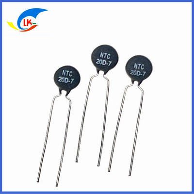 MF72 20D-7 NTC Power Thermistor 20 Ohm 1A 7 Mm For LED Power Ballast Inrush Current Suppression