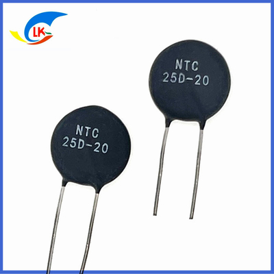 MF72  25D-20  NTC Power Thermistor 25 Ohm 5A 20 Mm For Power Circuits Or Home Appliances