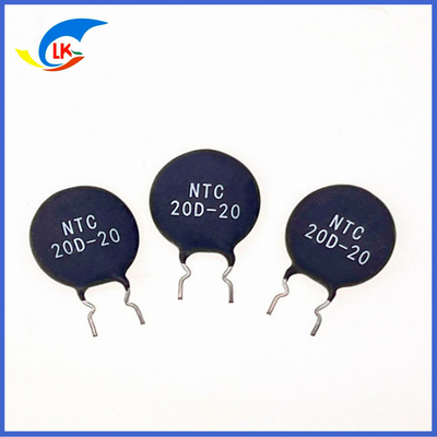 MF72  25D-20  NTC Power Thermistor 25 Ohm 5A 20 Mm For Power Circuits Or Home Appliances