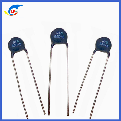 60 Ohm 0.3A NTC Power Type Thermistor 5mm 60D-5  Inrush Current Suppressing