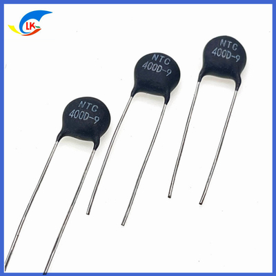 MF72 400D-9 NTC Thermistor 0.2A 9mm 400 Ohm E For Power Circuit Inrush Current Suppression