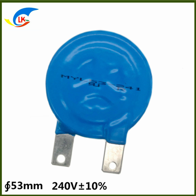 MYL53-241K (240V) MOV 53mm Zinc Oxide Varistor  Round Copper Feet High Power Anti-Surge Voltage