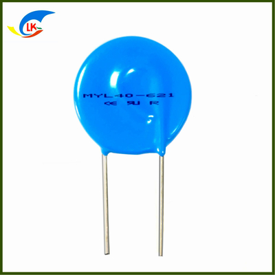 Lightning Protection Type Varistor Zinc Oxide 40mm 40-621K 620V Round Copper Wire Foot