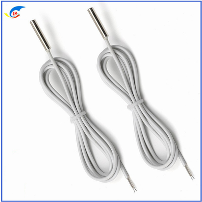 5*25 Tubular Thermistor Sensor 5K 10K 50K 100KF3950 Suitable For Temperature Control Module, Digital Temperature, Instru