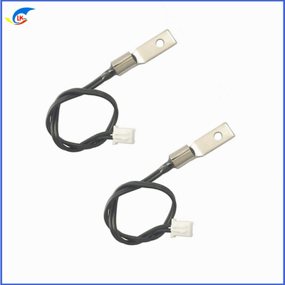 26*7.5 Square Wiring Ring Type 10K 15K 20K 47K 50K 100K Thermistor Sensor For Lithium Battery