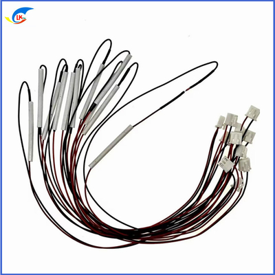 High Temperature Resistant Resistance MF58 Glass Processing Type 10K 50K 100K Suitable For Hair Straightener NTC Thermis