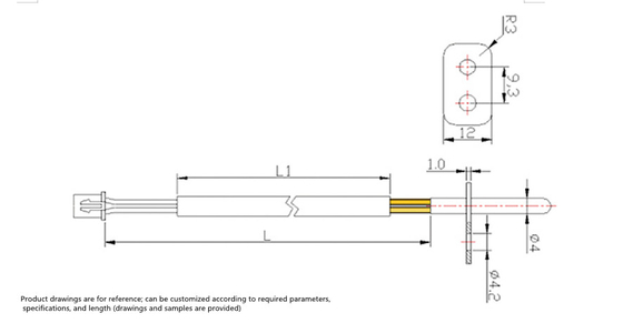 Automatic Transmission Oil Temperature Sensor R25=10K 100kB3950 Thermistor Temperature Probe Accuracy 1%