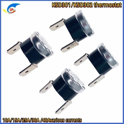 KSD302 Series 250V 16A/30A Thermostat Protector High Current Temperature Control Switch