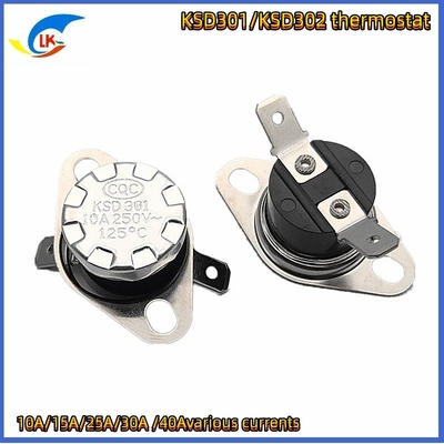 KSD302 Series 250V 16A/30A Thermostat Protector High Current Temperature Control Switch