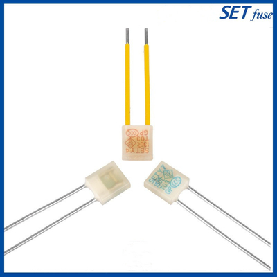 SET Series Thermal Fuse 15/16A 125V 115℃ SET Radial Alloy Type Fuse Square Box Fuse