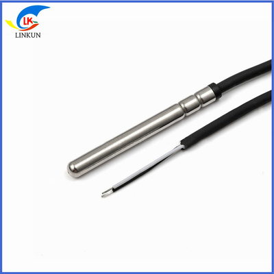 Roll Groove Injection Molded NTC Temperature Sensor IP68 Waterproof Thermal Temperature Probe 50K3950 Accuracy 1%