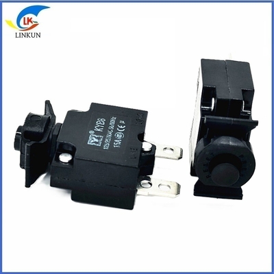 Overload Protector 45A98 Type Bakelite Current Overcurrent Protector Black Head With Nut Gasket