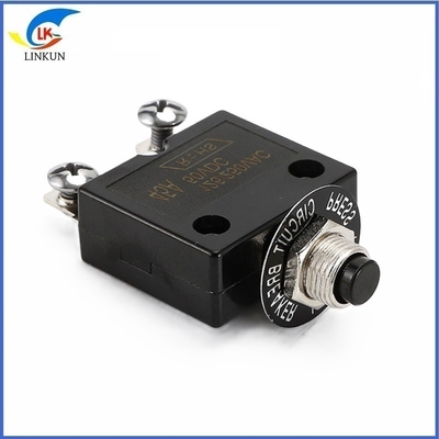 Overload Protector 45A98 Type Bakelite Current Overcurrent Protector Black Head With Nut Gasket