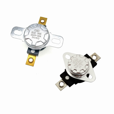 KSD305 Bimetallic Thermostat Temperature Control Switch 40A Manual Reset Overheat Protector