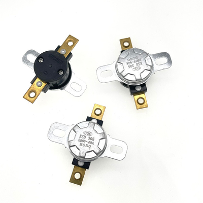 KSD305 Bimetallic Thermostat Temperature Control Switch 40A Manual Reset Overheat Protector