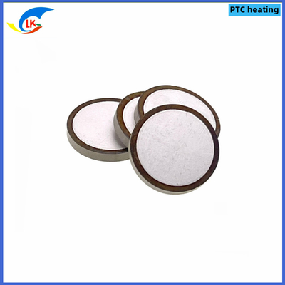 Circular Type Silver-Coated PTC Thermistor Chip 5 Ohm 12V 150degC Heating Elements Product Category Thermistors