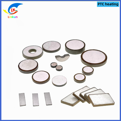 Circular Type Silver-Coated PTC Thermistor Chip 5 Ohm 12V 150degC Heating Elements Product Category Thermistors