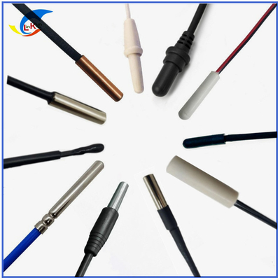NTC B3435 10K 1% ABS Plastic Waterproof Temperature Sensor With 1 Meter Probe And Terminal