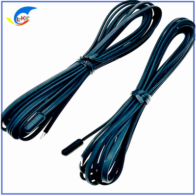 Aquarium Fish Tank Temperature Sensor TPE Injection NTC10K 100K Waterproof Temperature Probe Head Type NTC Thermistor