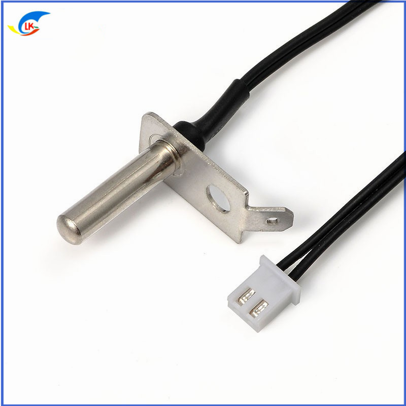 Small Heating Sensor Flange Baffle Temperature Sensor NTC Thermistor 50K3950 Accuracy 1% ...