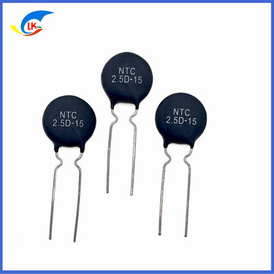 MF72 Series 1.5D-15 Power NTC Thermistor 7A 1.5 Ohm 15mm Suitable For Switching Power Supply