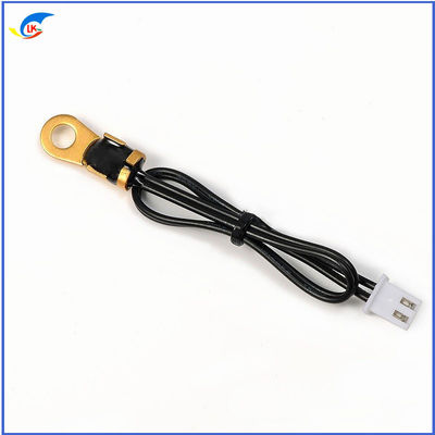 NTC Temperature Sensor OT Terminal Wire Ring Fixed Piece 100K 3950 1% High Precision Thermistor