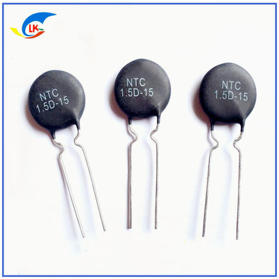 MF72 Series 1.5D-15 Power NTC Thermistor 7A 1.5 Ohm 15mm Suitable For Switching Power Supply